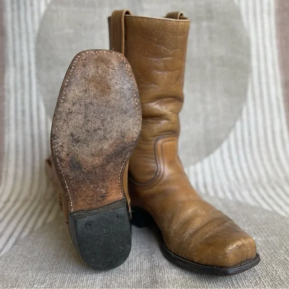 Distressed Frye Vintage Campus Boots *READ DESCRIPTION* - Picture 9 of 9